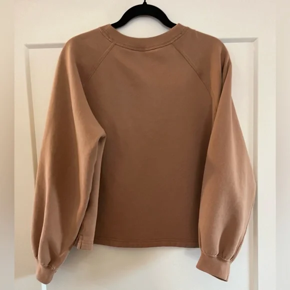 Abercrombie balloon sleeve crewneck sweatshirt size large - Picture 5 of 6